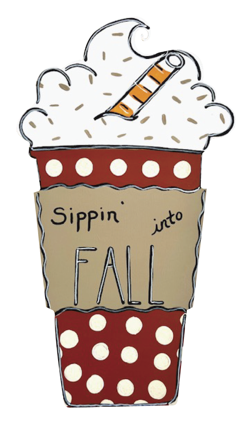 ALICIA MILAM SIPPIN INTO FALL CUP