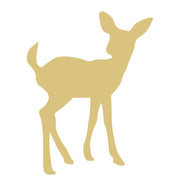 Basic Shape Deer MDF Cutout Wildlife Silhouette - Unfinished For DIY