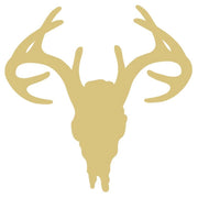 Basic Shape Deer Skull MDF Cutout Silhouette - Unfinished For DIY
