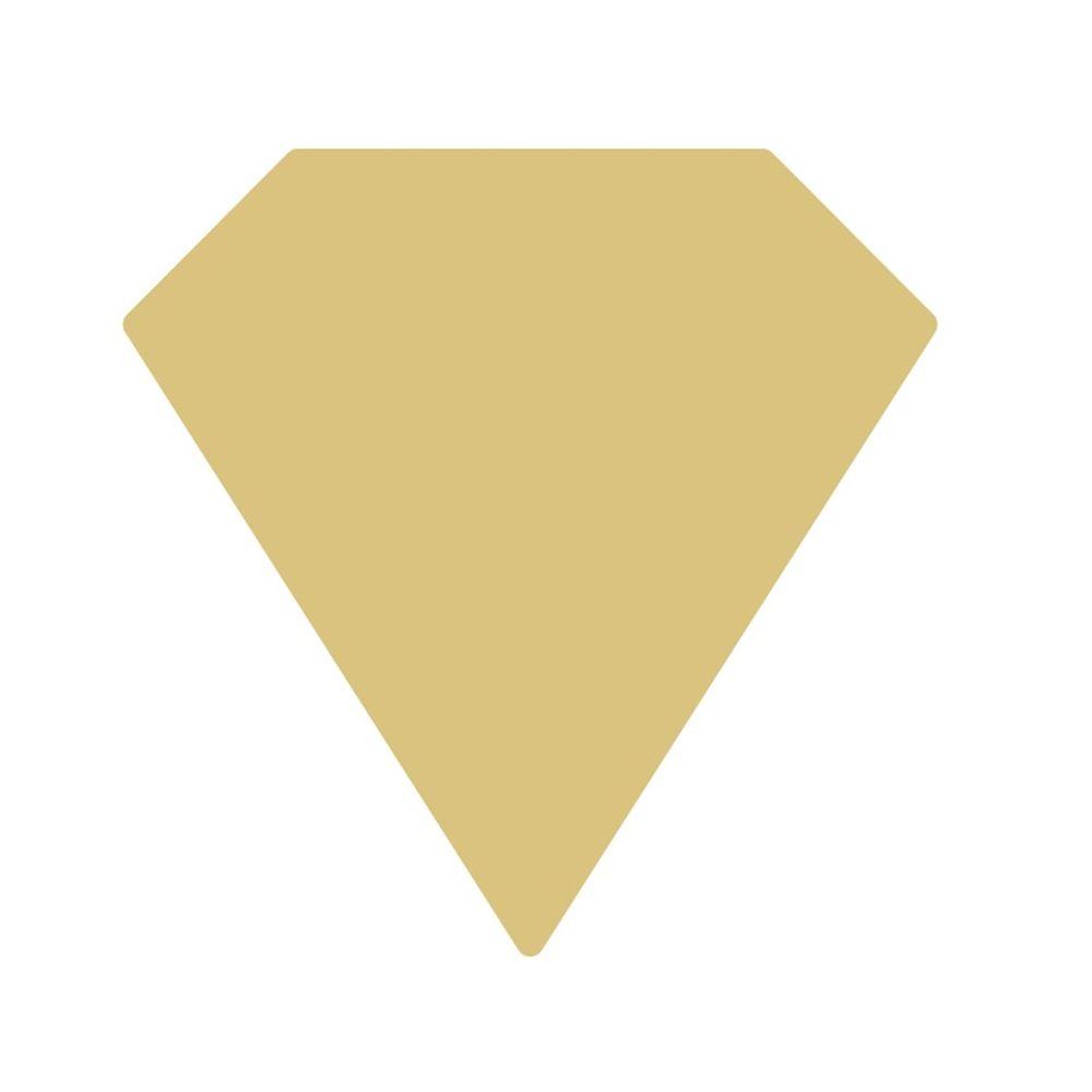 Basic Shape Diamond MDF Cutout Silhouette Style 3 - Unfinished For DIY