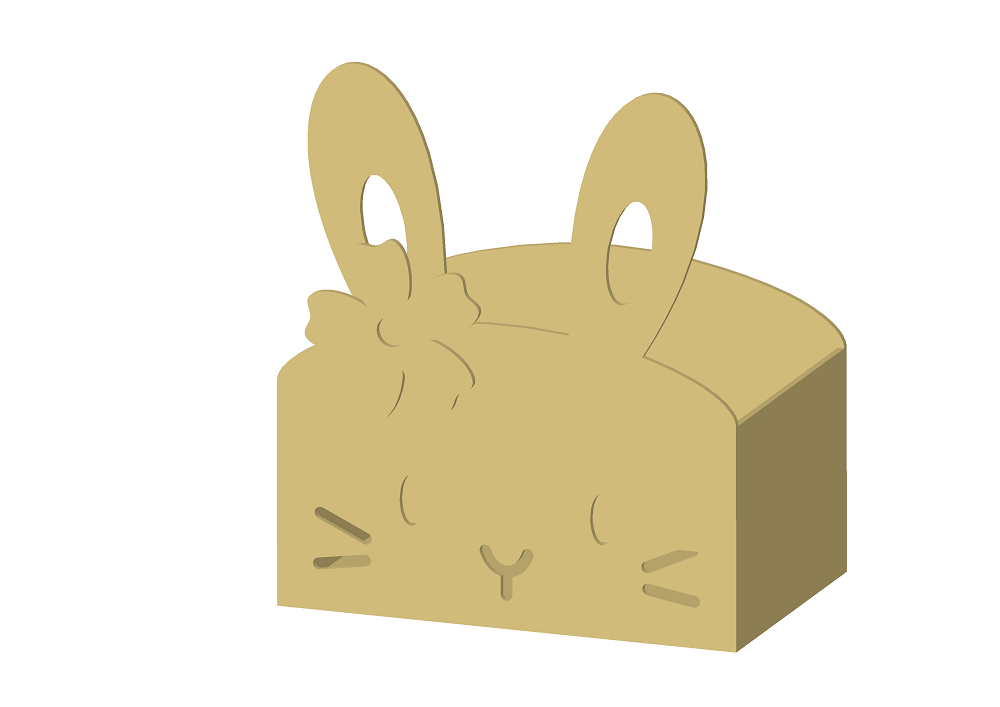 3D Bunny Basket