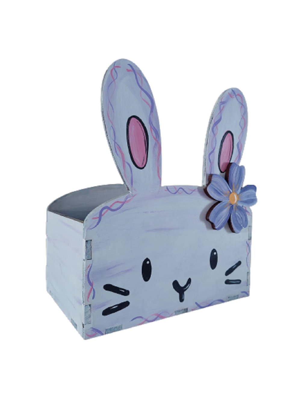 Painted Bunny Basket