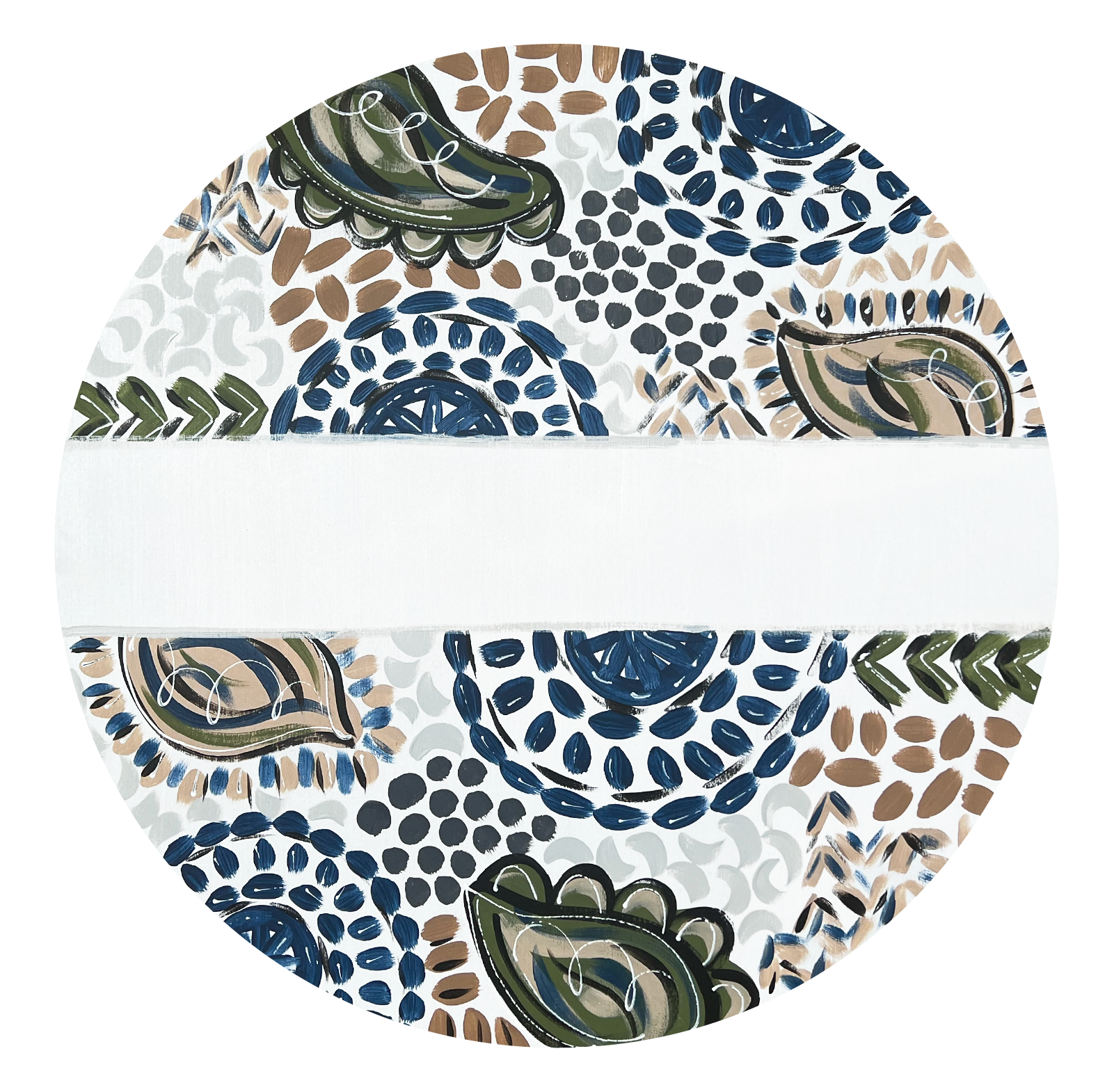 DK DESIGNS GEORGIA CIRCLE WITH MOSAIC ART