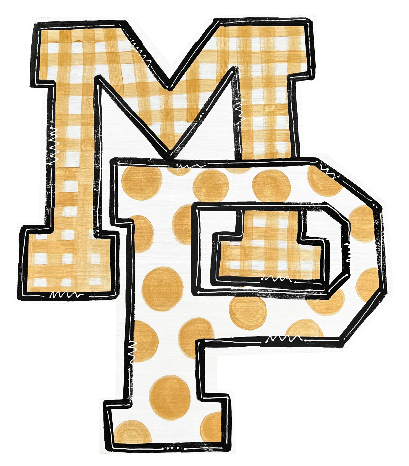 DK DESIGNS GEORGIA MP WITH STRIPES AND DOTS