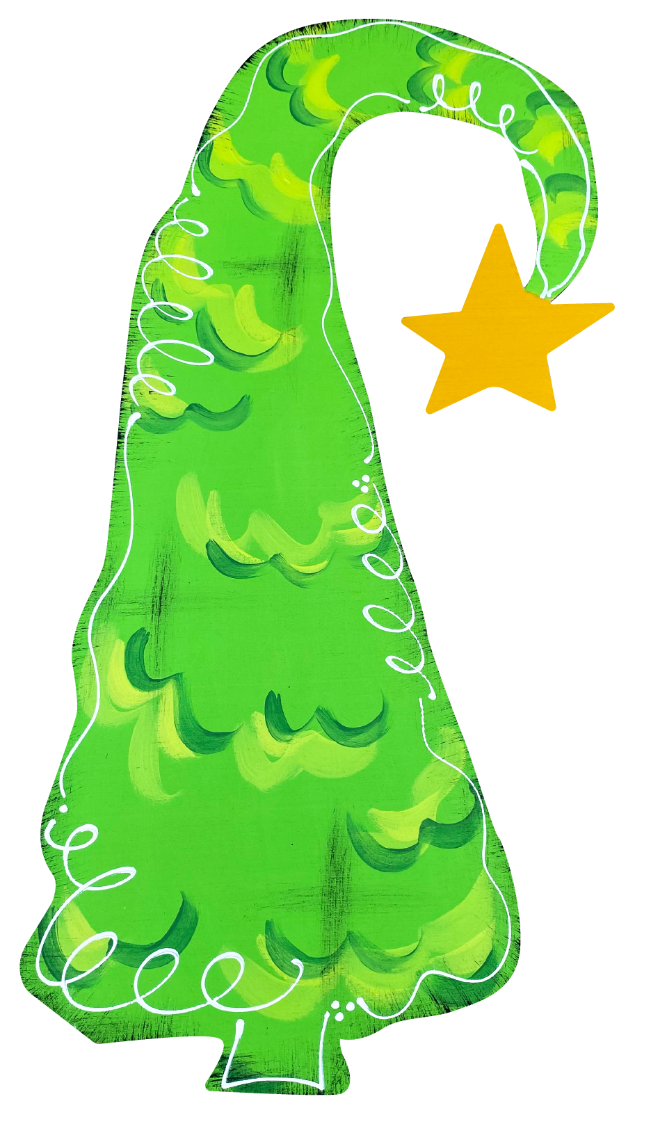 DK DESIGNS GEORGIA CHRISTMAS TREE WITH STAR