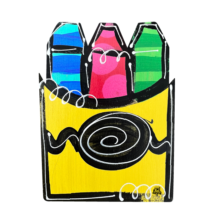 DK DESIGNS GEORGIA CRAYON BOX