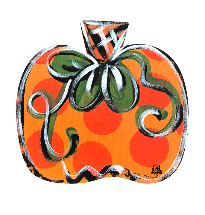 DK DESIGNS GEORGIA DARK PUMPKIN WITH DOTS