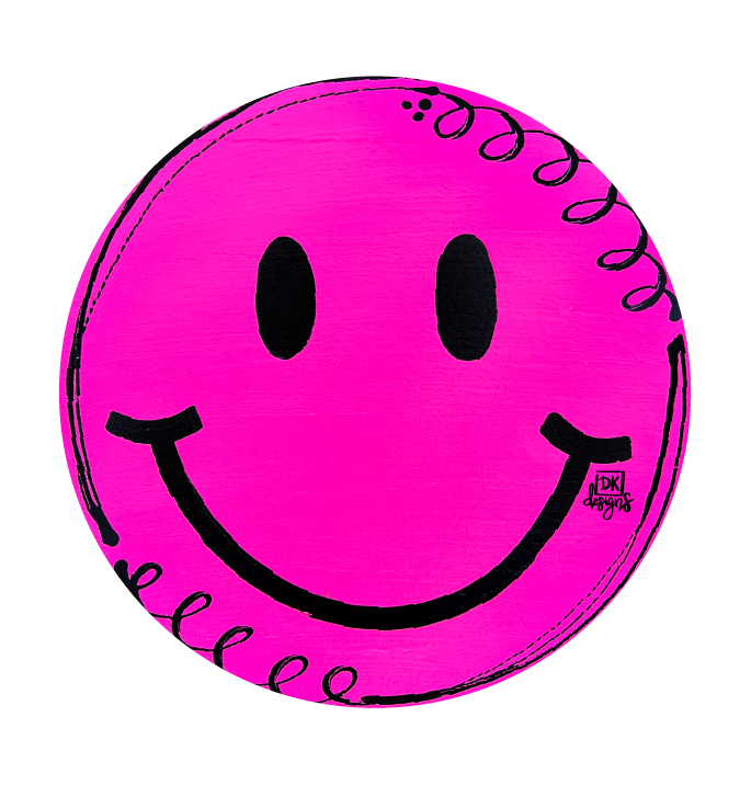 DK DESIGNS GEORGIA BRIGHT SMILEY FACE