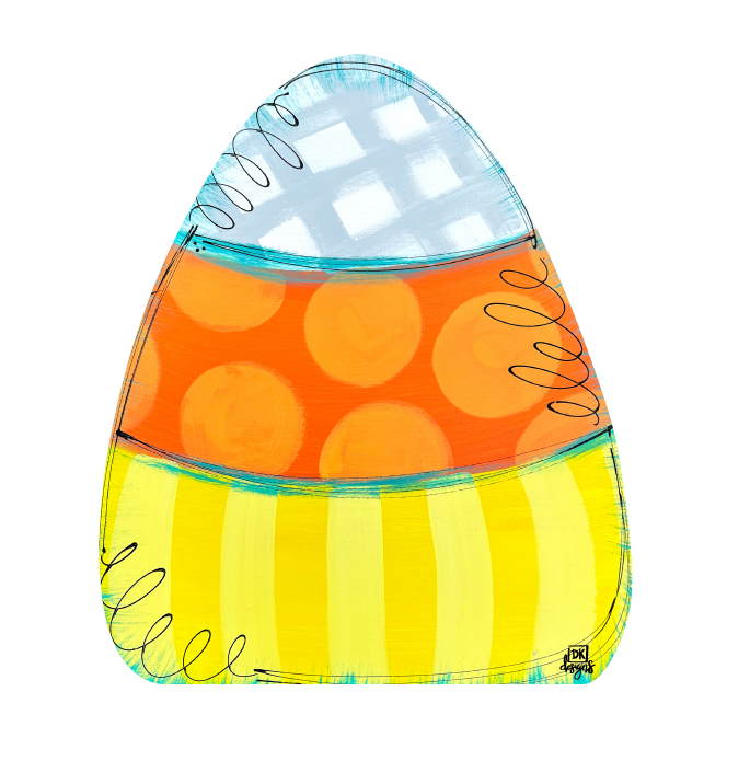 DK DESIGNS GEORGIA CANDY CORN