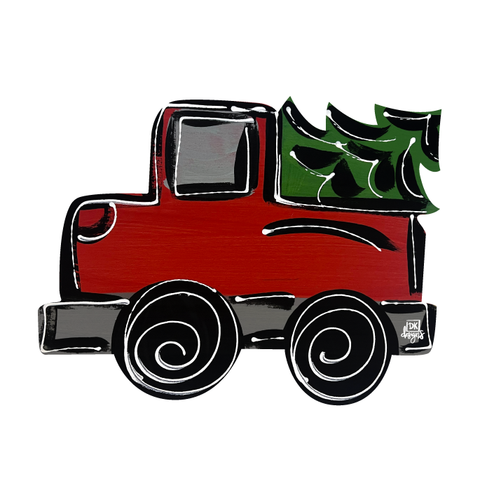 DK DESIGNS GEORGIA CHRISTMAS TRUCK