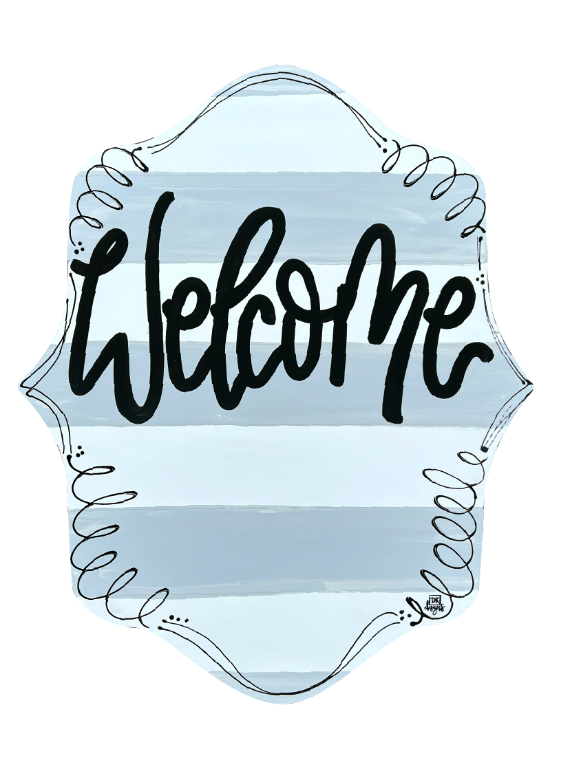 DK DESIGNS GEORGIA WELCOME PLAQUE