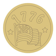 1776 Flag Cutout