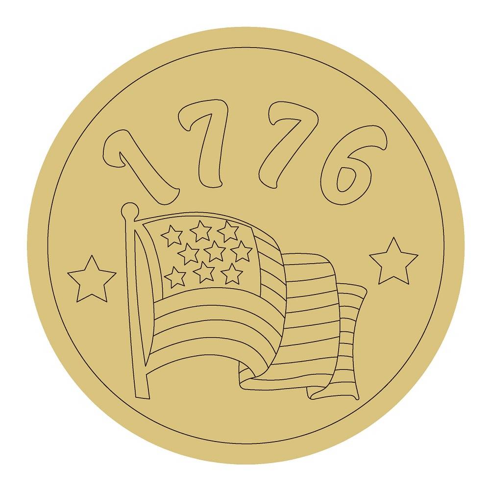 1776 Flag Cutout
