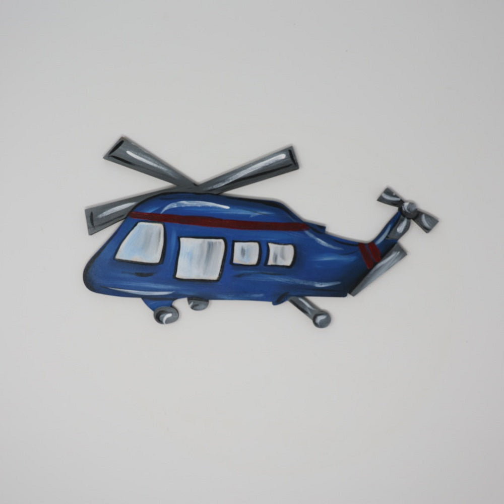 Design By Line Black Hawk Helicopter MDF Cutout Silhouette - Unfinished For DIY