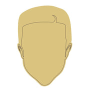 Design By Line Head MDF Cutout Silhouette - Unfinished For DIY