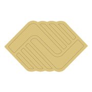 Design By Line Club Sign MDF Cutout Boys and Girl - Unfinished For DIY