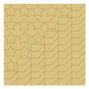 Design By Line Square MDF Cutout Flag Barn Quilt Square - Unfinished For DIY