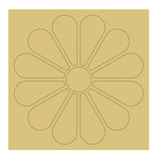 Design By Line Barn Quilt MDF Cutout Daisy Petals Silhouette - Unfinished For DIY