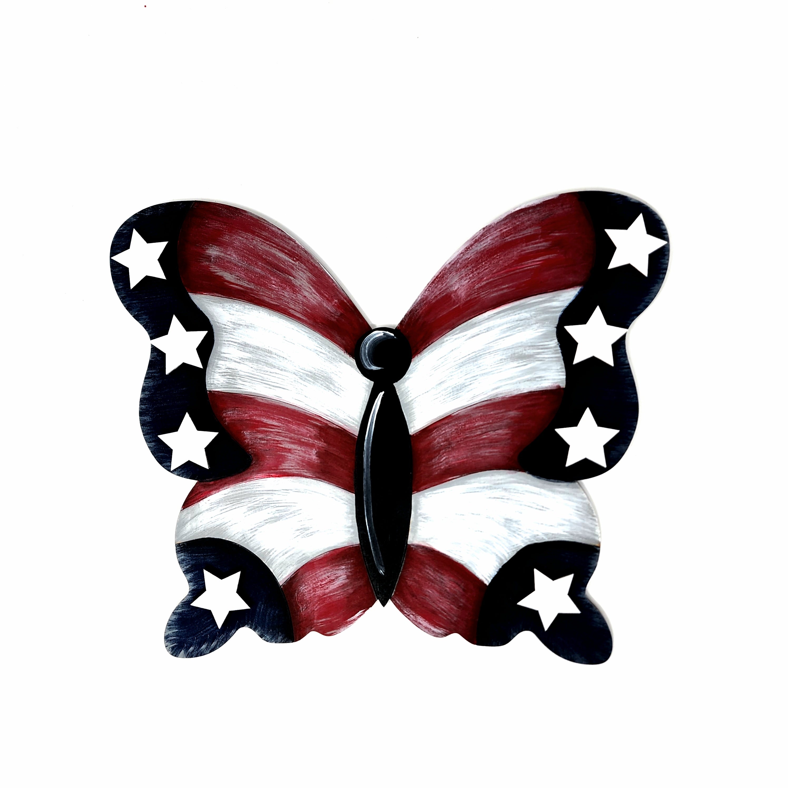 Design By Line Butterfly MDF Cutout Starry Wing Border - Unfinished For DIY