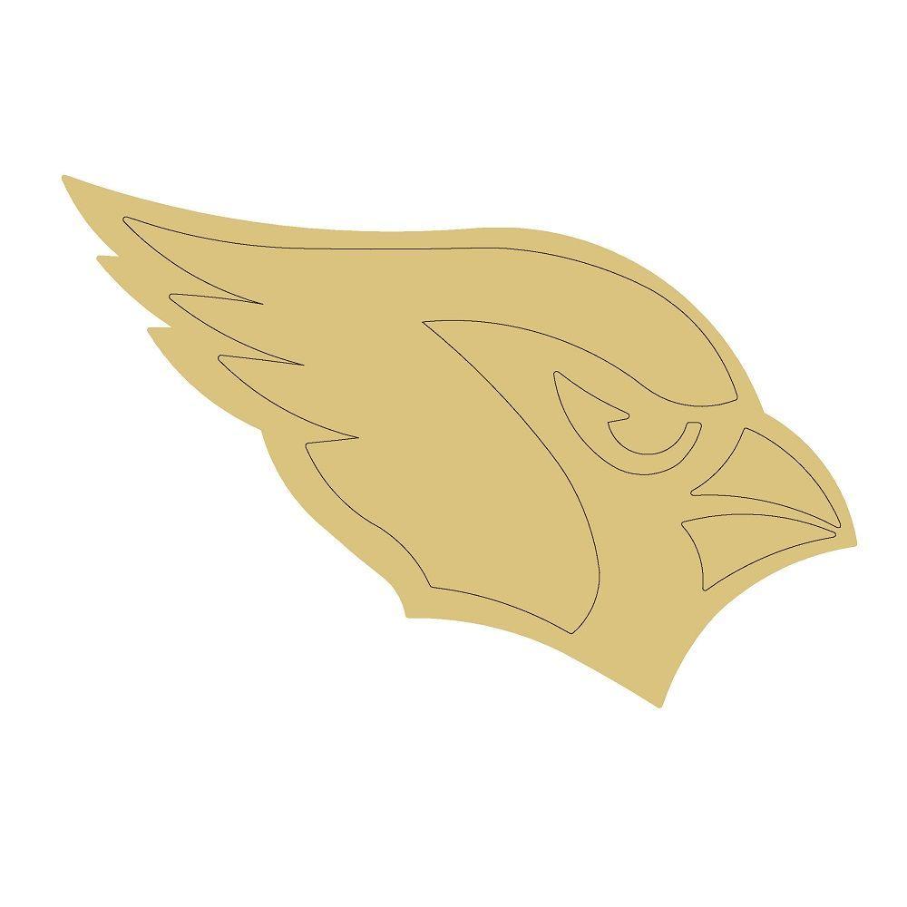 Design By Line Right-Facing Eagle MDF Cutout Eagle Silhouette - Unfinished For DIY