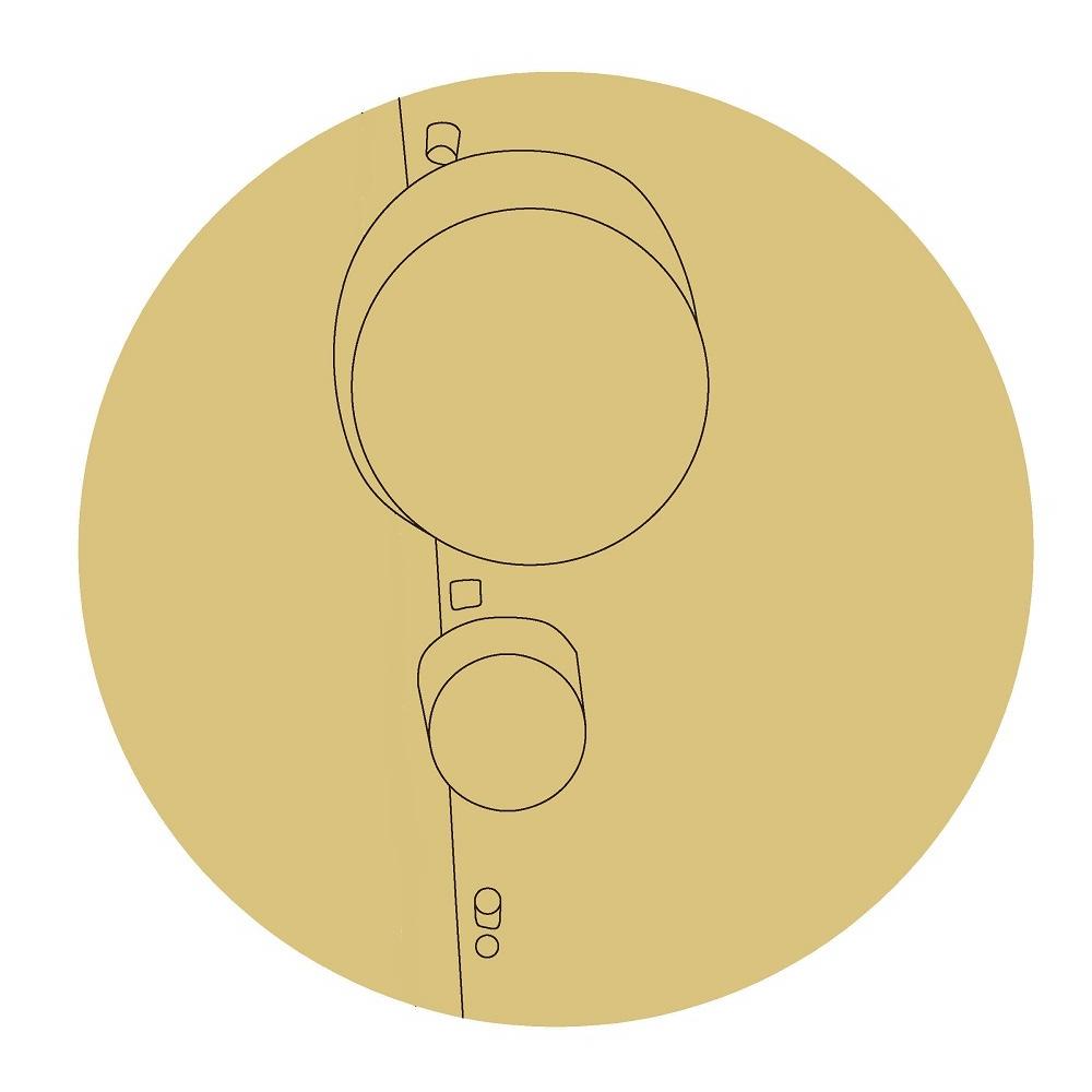 Design By Line Round MDF Cutout Line Round Hay Bales - Unfinished For DIY