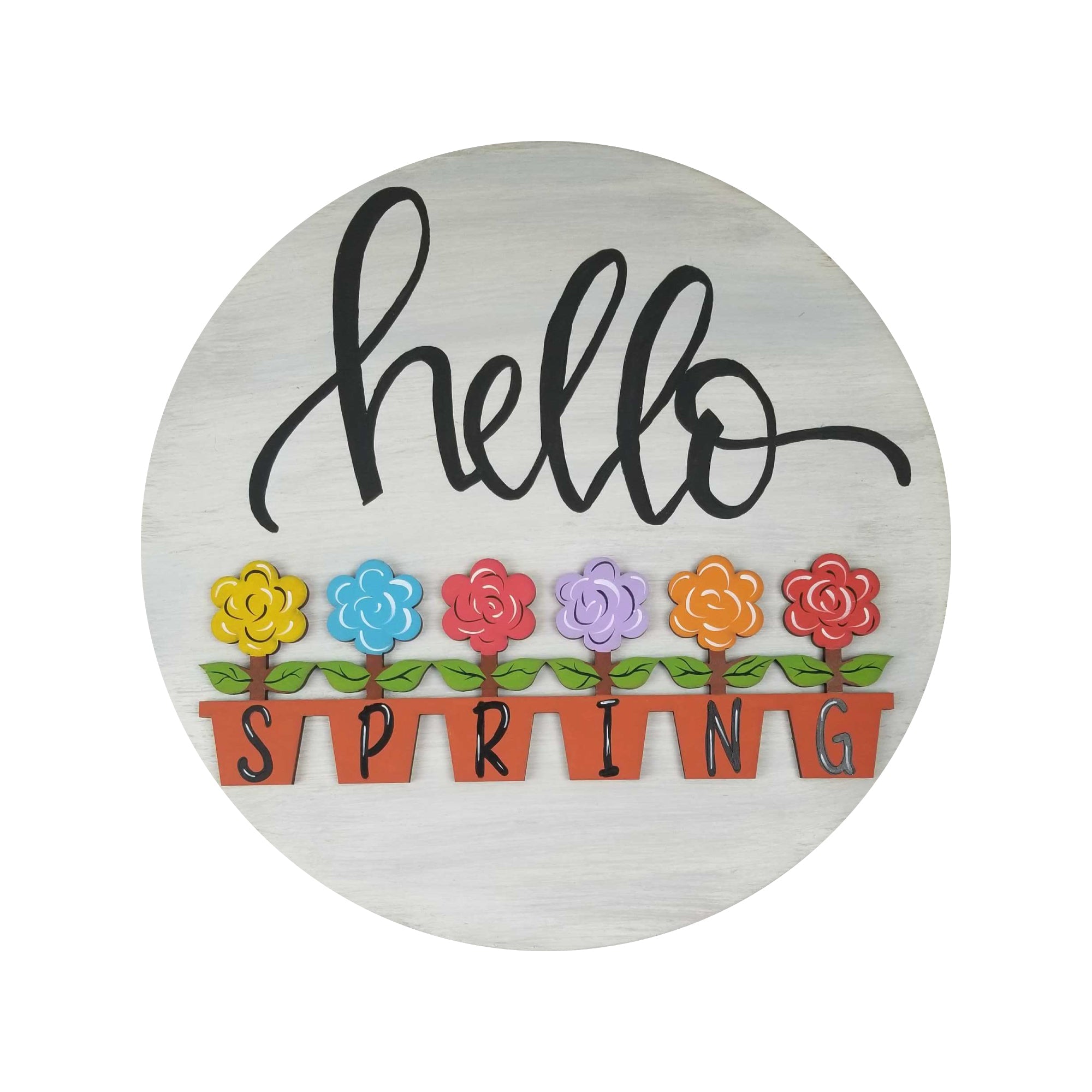 Design By Line Circle MDF Cutout Four Seasons Kit - Unfinished For DIY