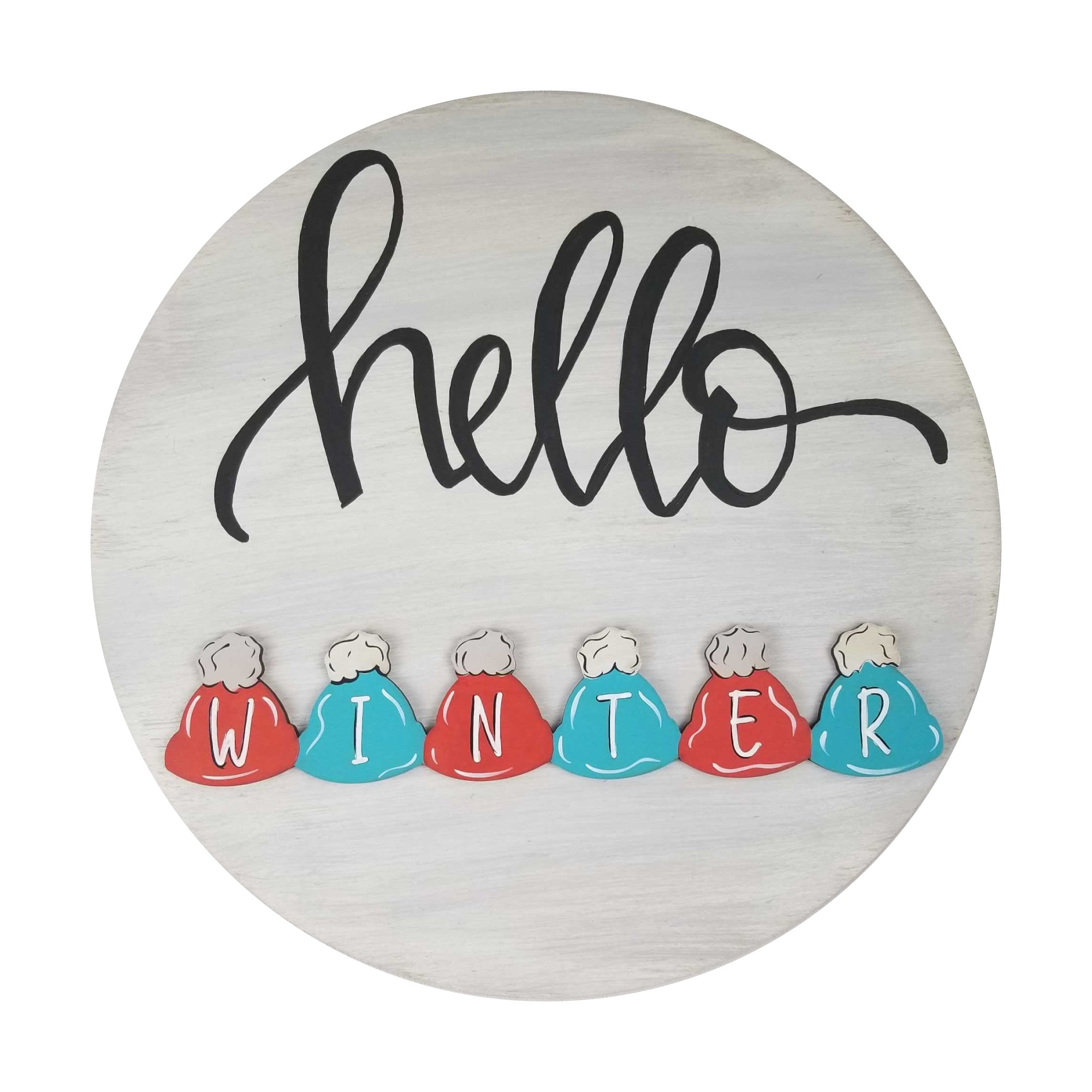 Design By Line Circle MDF Cutout Four Seasons Kit - Unfinished For DIY