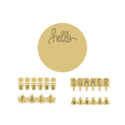 Design By Line Circle MDF Cutout Four Seasons Kit - Unfinished For DIY