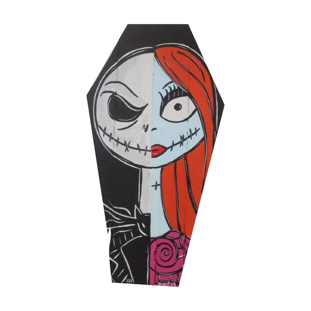 Basic Shape Coffin MDF Cutout Halloween Decor - Unfinished For DIY