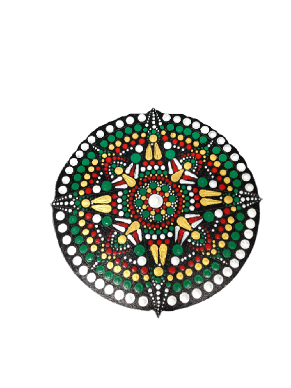 Design By Line Round MDF Cutout Nautical Compass Rose - Unfinished For DIY
