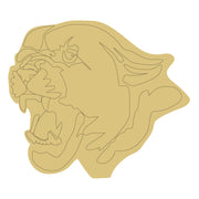 Design By Line Cougar MDF Cutout Head Silhouette - Unfinished For DIY