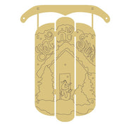 Dimensional Let it Snow Sled
