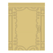Design By Line Door MDF Cutout Ornate Scroll Border Panel - Unfinished For DIY