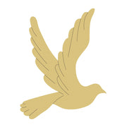 Design By Line Dove MDF Cutout Bird Silhouette - Unfinished For DIY