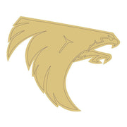 Design By Line Falcon Head MDF Cutout Silhouette - Unfinished For DIY