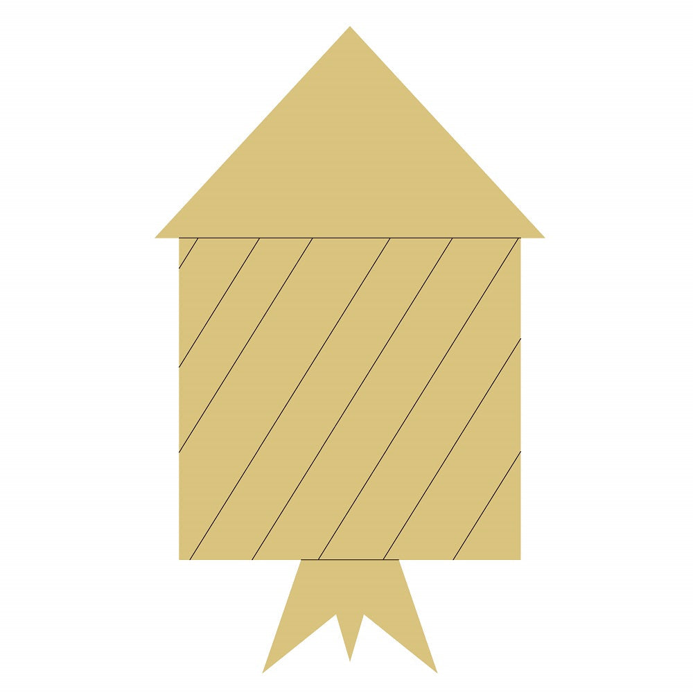 Design By Line Firework MDF Cutout - Unfinished For DIY