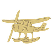 Design By Line Floating Plane MDF Cutout - Unfinished For DIY