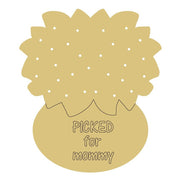 Design By Line Flower MDF Cutout Picked For Mommy - Unfinished For DIY