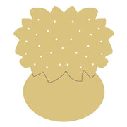 Design By Line Flower MDF Cutout Silhouette - Unfinished For DIY