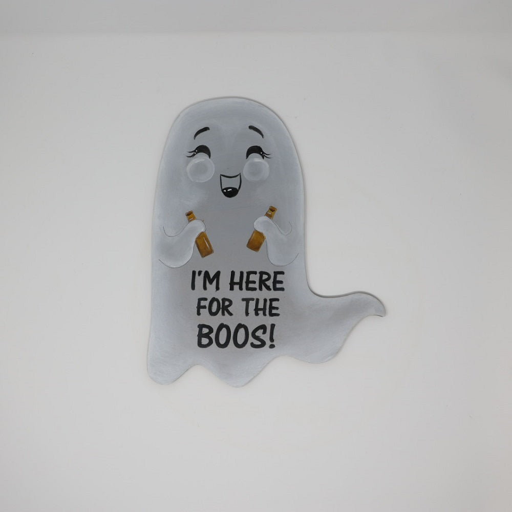 Basic Shape Ghost MDF Cutout Silhouette Style 7 - Unfinished For DIY