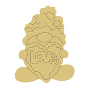 Design By Line Gnome MDF Cutout Love Inside Heart - Unfinished For DIY