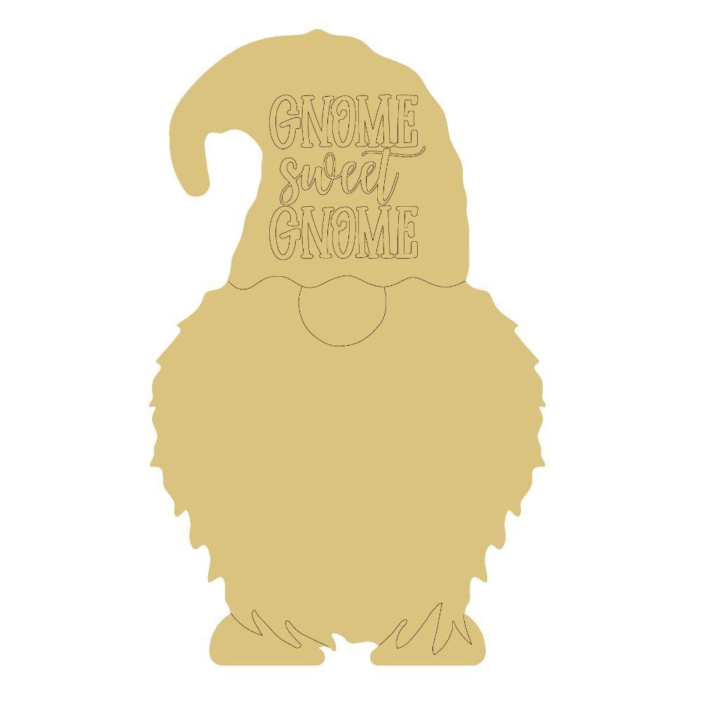 Design By Line Sweet Gnome MDF Cutout - Unfinished For DIY