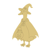 Design By Line Halloween Goose  MDF Cutout Silhouette - Unfinished For DIY