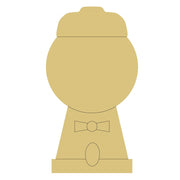 Design By Line Gumball Machine MDF Cutout Bow Tie Accent - Unfinished For DIY