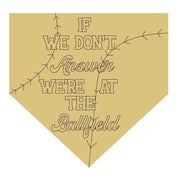Design By Line Pennant MDF Cutout If We Don't Answer We're At The Ballfield - Unfinished For DIY