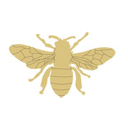 Design By Line Bee MDF Cutout Honeybee Silhouette - Unfinished For DIY