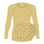 Design By Line Jersey MDF Cutout Volleyball Ball & Net Silhouette - Unfinished For DIY