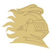 Design By Line Knight Helmet MDF Cutout Silhouette - Unfinished For DIY