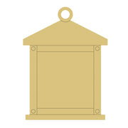Design By Line Lantern MDF Cutout Lantern Silhouette - Unfinished For DIY