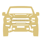 Design By Line Pickup Truck MDF Cutout Ford Front Grille Silhouette - Unfinished For DIY